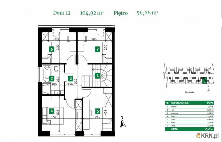 Krzyżowice, ul. , 5 pokojowe, Dom  na sprzedaż