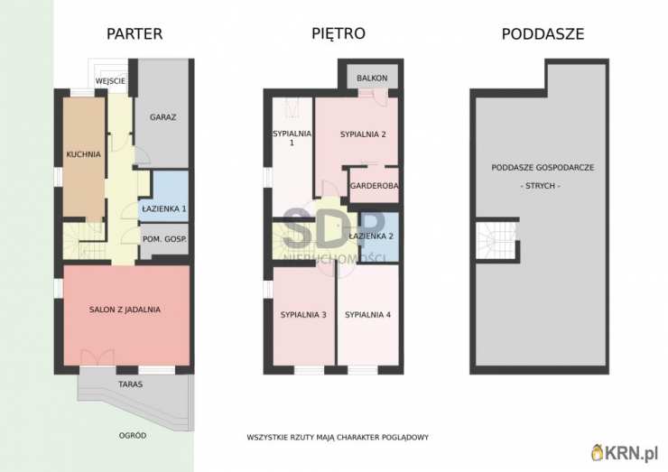 5 pokojowe, Dom  na sprzedaż, Wrocław, Psie Pole/Wojnów, ul. Strachocińska