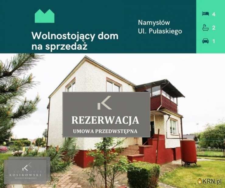 Dom  na sprzedaż, Namysłów, ul. K. Pułaskiego, 