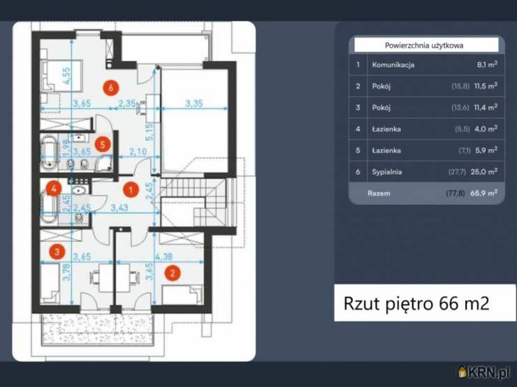 Kobylin, ul. , 4 pokojowe, Dom  na sprzedaż