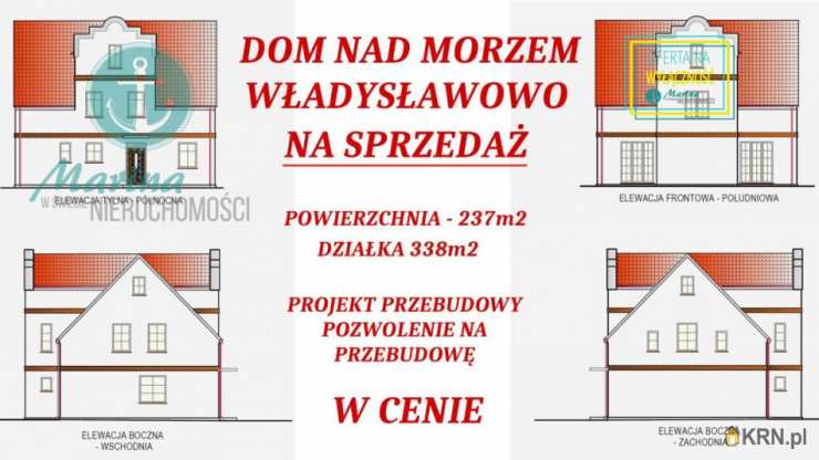 10 pokojowe, Dom  na sprzedaż, Władysławowo, ul. Męczenników Wielkiej Wsi