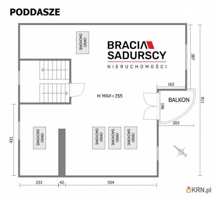 Bracia Sadurscy Oddział BS1 Kapelanka, Dom  na sprzedaż, Myślenice, Centrum, ul. gen. J. Wybickiego