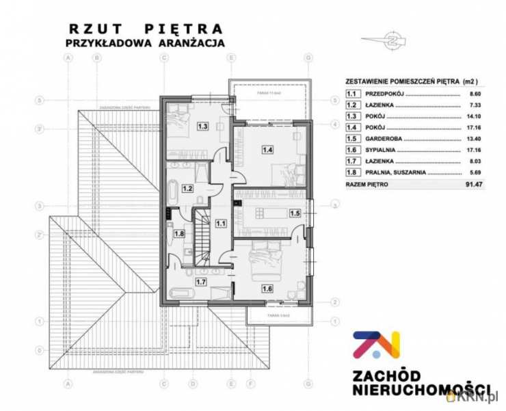 Biuro Obrotu Nieruchomościami ZACHÓD Adam Zawada, Dom  na sprzedaż, Zielona Góra, ul. 