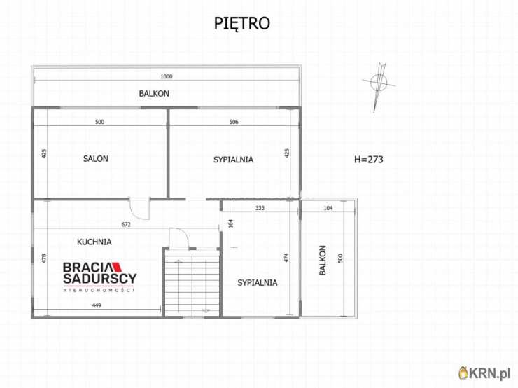 BRACIA SADURSCY ODDZIAŁ BS4 KRÓLEWSKA, Dom  na sprzedaż, Mogilany, ul. Jaśminowa