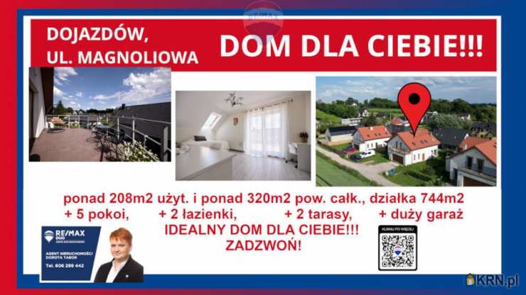 5 pokojowe, Dojazdów, ul. , Dom  na sprzedaż