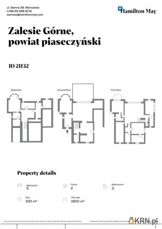 , Zalesie Górne, ul. Wrzosów, Dom  do wynajęcia