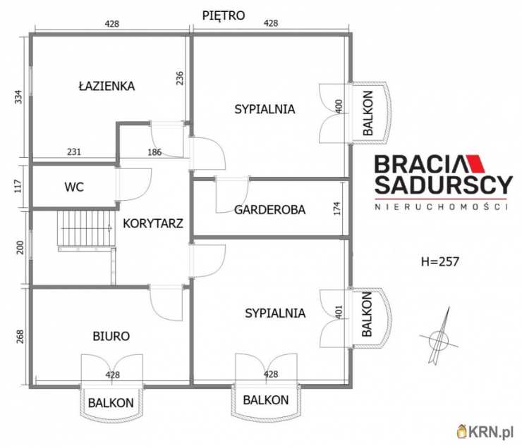 BRACIA SADURSCY ODDZIAŁ BS4 KRÓLEWSKA, Dom  na sprzedaż, Kraków, Bronowice/Bronowice Małe, ul. Trawiasta