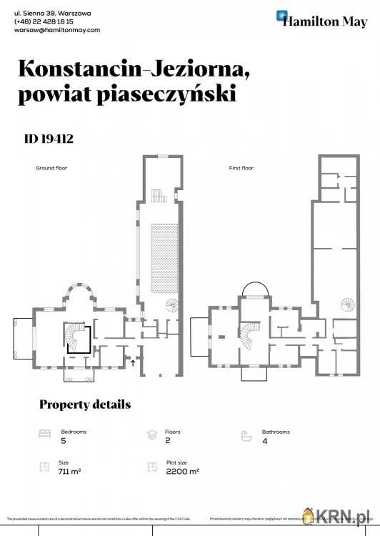 , Dom  na sprzedaż, Konstancin-Jeziorna, ul. Śniadeckich