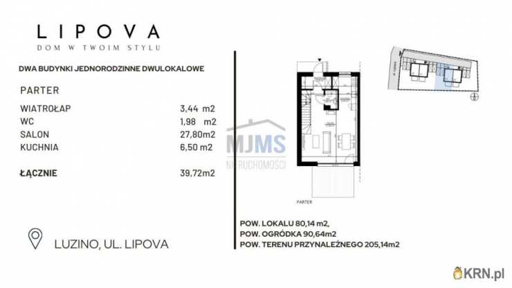 , Dom  na sprzedaż, Luzino, ul. Lipowa