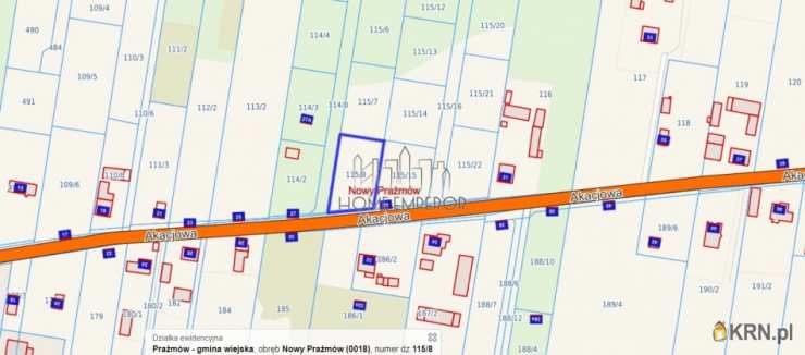 Działki  na sprzedaż, , Nowy Prażmów, ul. Akacjowa