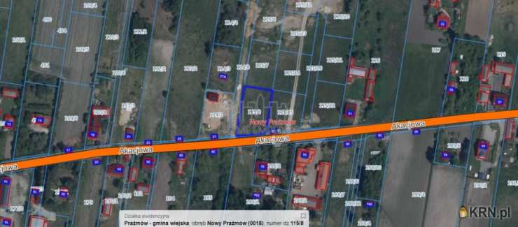 Nowy Prażmów, ul. Akacjowa, , Działki  na sprzedaż