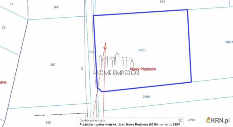 Nowy Prażmów, ul. Spacerowa, Działki  na sprzedaż, 