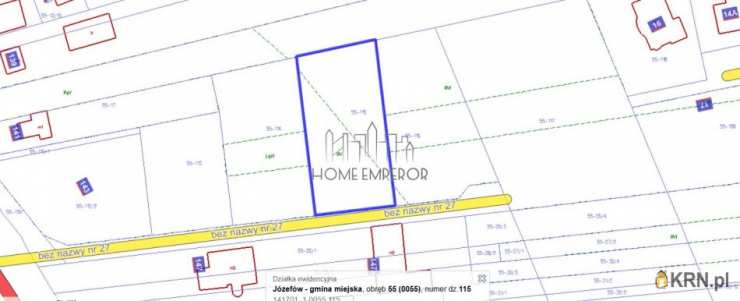 Józefów, ul. Nadwiślańska, Działki  na sprzedaż, 