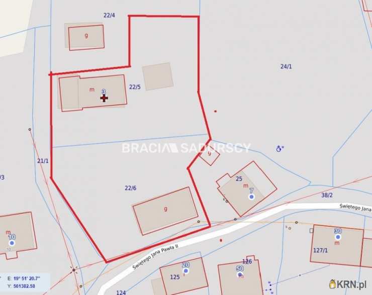 BRACIA SADURSCY NIERUCHOMOŚCI ODDZIAŁ BS5 NOWA HUTA, Działki  na sprzedaż, Kulerzów, ul. 