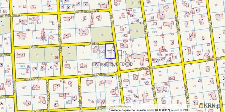Konstancin-Jeziorna, ul. Zielna, , Działki  na sprzedaż