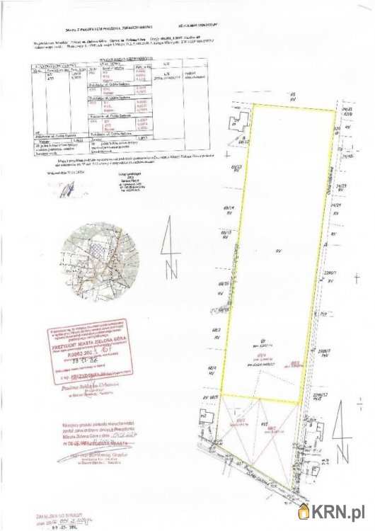 , Działki  na sprzedaż, Zielona Góra, ul. 