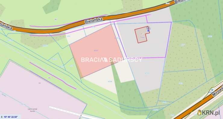 Kraków, Zwierzyniec/Bielany, ul. Bielańska, Działki  na sprzedaż, 