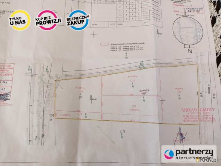 PARTNERZY Nieruchomości sp. z o.o., Działki  na sprzedaż, Grabiny-Zameczek, ul. Łąkowa