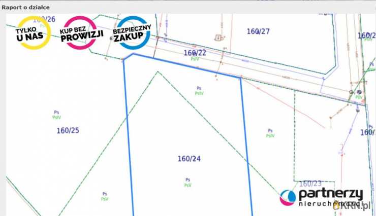 PARTNERZY Nieruchomości sp. z o.o., Działki  na sprzedaż, Czapielsk, ul. 