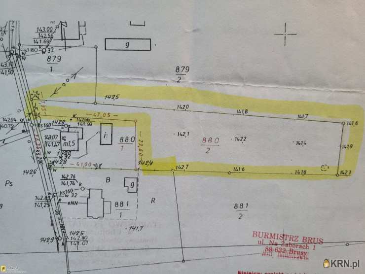 Działki  na sprzedaż, , Brusy-Jaglie, ul. 