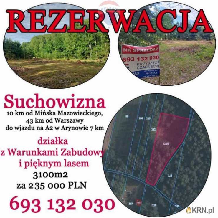 Działki  na sprzedaż, Suchowizna, ul. , 