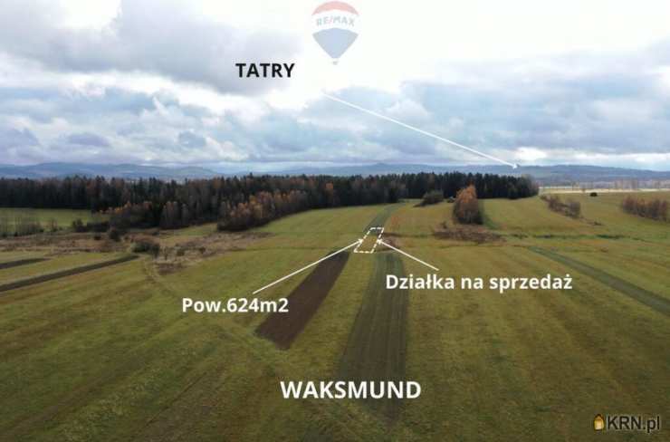 , Działki  na sprzedaż, Waksmund, ul. 