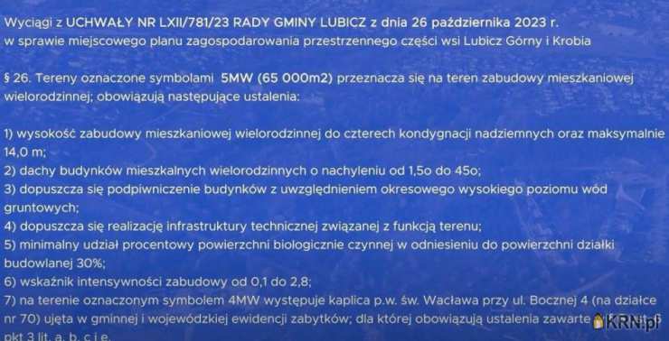 , Działki  na sprzedaż, Lubicz Górny, ul. 