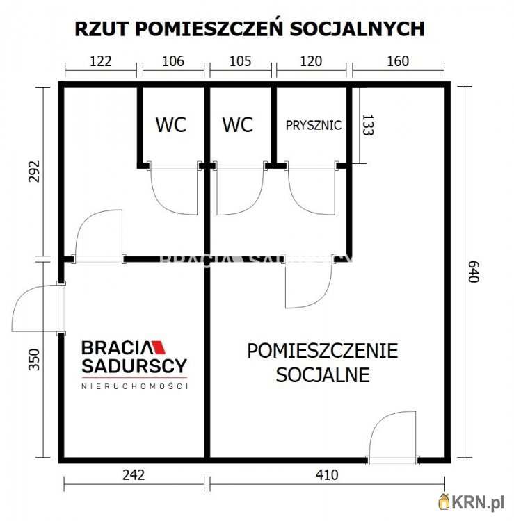 Bracia Sadurscy Oddział BS3 Lubomirskiego, Lokal użytkowy  do wynajęcia, Kraków, Dębniki, ul. 