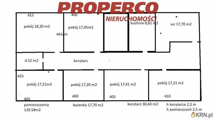 9 pokojowe, Kielce, Niewachlów I, ul. , Lokal użytkowy  do wynajęcia