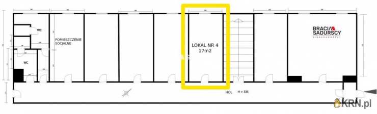 1 pokojowe, Wieliczka, ul. A. Grottgera, Lokal użytkowy  do wynajęcia