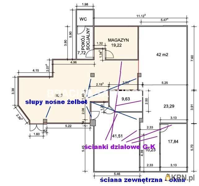 , Lokal użytkowy  do wynajęcia, Kraków, Prądnik Biały/Krowodrza Górka, ul. Conrada