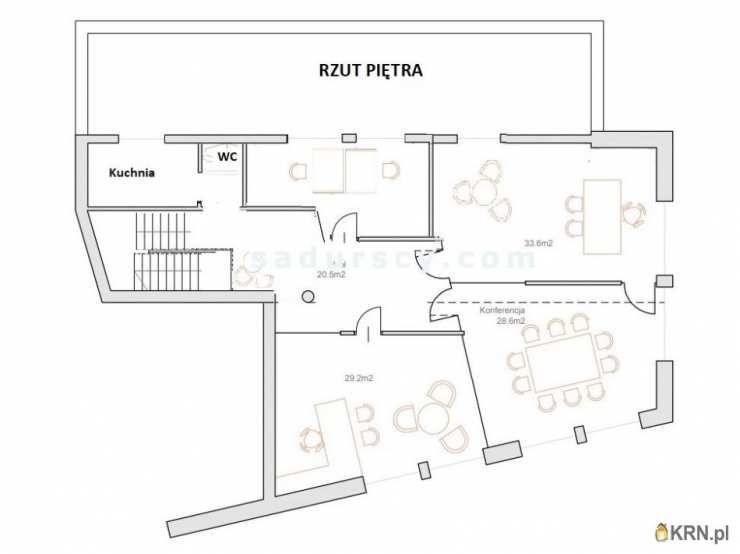 4 pokojowe, Warszawa, Ursynów, ul. , Lokal użytkowy  do wynajęcia