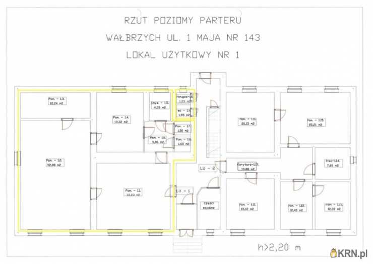 Wałbrzych, ul. , , Lokal użytkowy  na sprzedaż