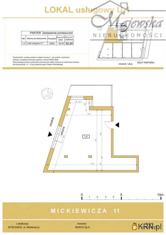 , Myślenice, ul. , Lokal użytkowy  na sprzedaż