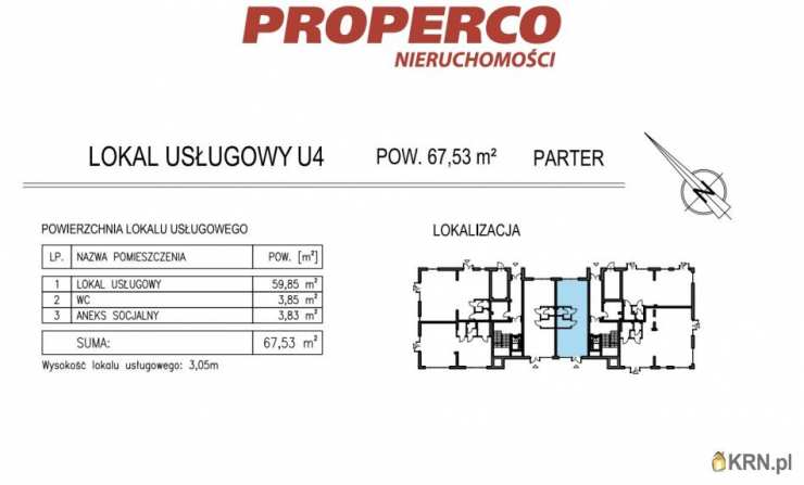 Lokal użytkowy  na sprzedaż, Kielce, ul. Solidarności, 3 pokojowe