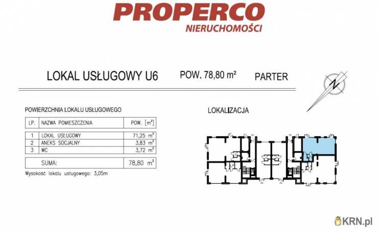 Lokal użytkowy  na sprzedaż, Kielce, ul. Solidarności, 3 pokojowe