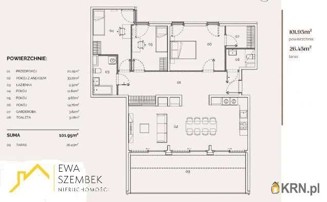 Mieszkanie  na sprzedaż, Kraków, Grzegórzki, ul. , 4 pokojowe