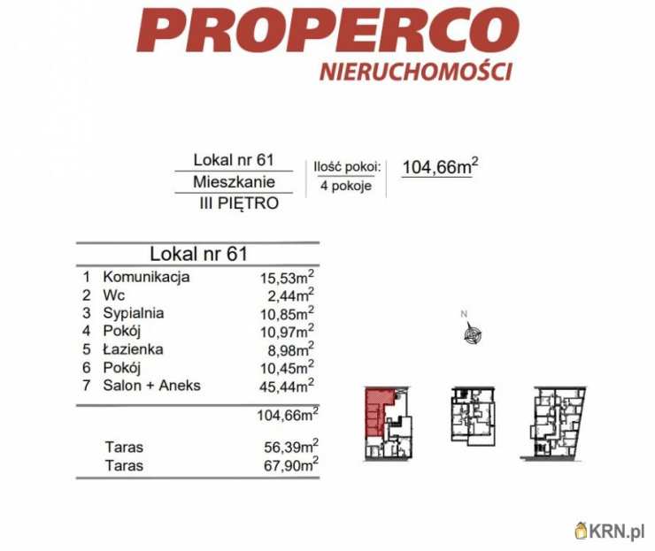 4 pokojowe, Mieszkanie  na sprzedaż, Kielce, Szydłówek, ul. Klonowa