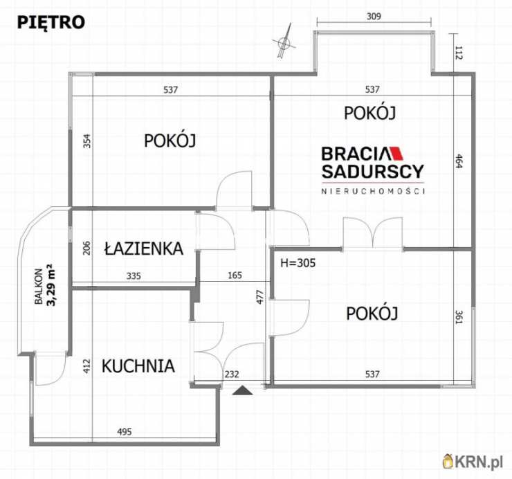 Kraków, Grzegórzki/Osiedle Oficerskie, ul. płk. W. Beliny-Prażmowskiego, Mieszkanie  na sprzedaż, 3 pokojowe