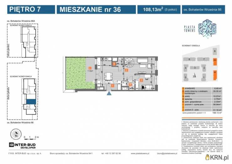 Kraków, Mistrzejowice, ul. Piastów, 5 pokojowe, Mieszkanie  na sprzedaż