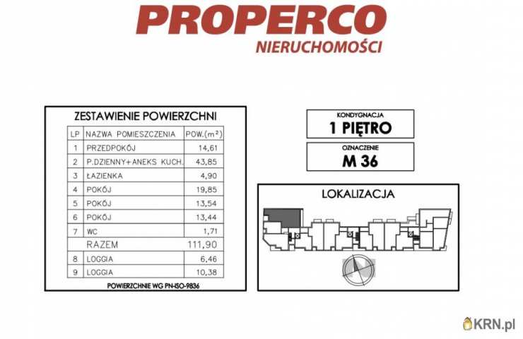 4 pokojowe, Kielce, Uroczysko, ul. Klonowa, Mieszkanie  na sprzedaż