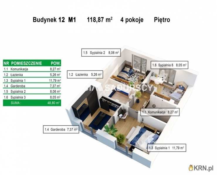 4 pokojowe, Mieszkanie  na sprzedaż, Balice, ul. Aleja Jurajska