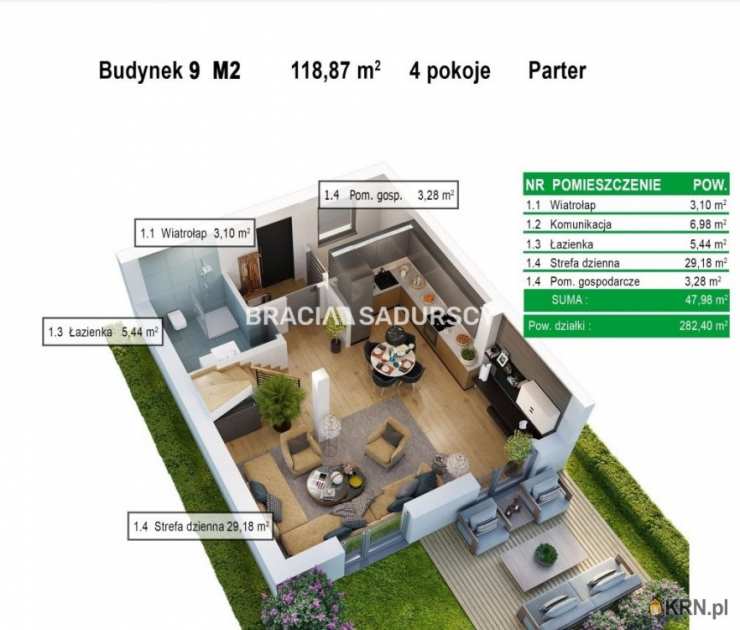 4 pokojowe, Balice, ul. Aleja Jurajska, Mieszkanie  na sprzedaż