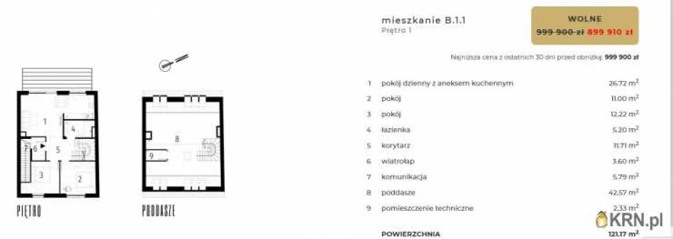 Mieszkanie  na sprzedaż, 5 pokojowe, Wrocław, Krzyki, ul. 