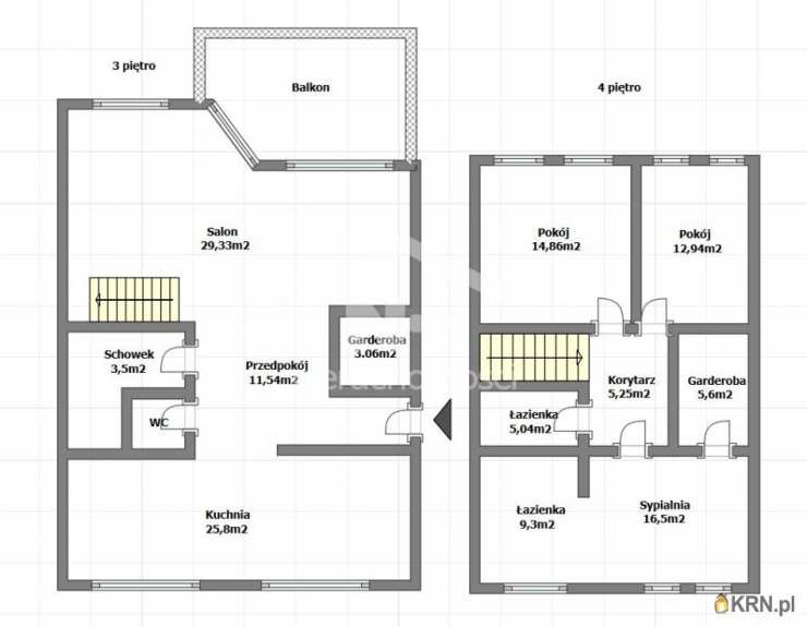 4 pokojowe, Warszawa, Ursynów/Natolin, ul. F. M. Lanciego, Mieszkanie  na sprzedaż