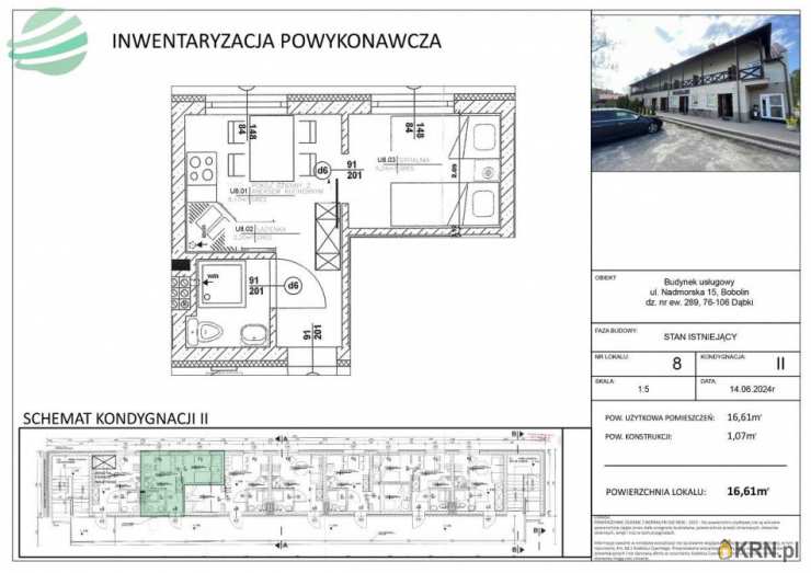 2 pokojowe, Mieszkanie  na sprzedaż, Bobolin, ul. Nadmorska