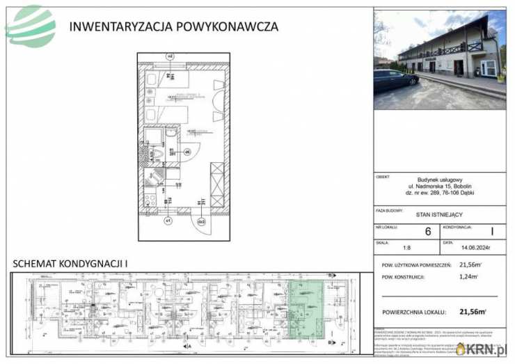 1 pokojowe, Bobolin, ul. Nadmorska, Mieszkanie  na sprzedaż