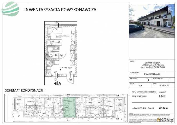 1 pokojowe, Bobolin, ul. Nadmorska, Mieszkanie  na sprzedaż