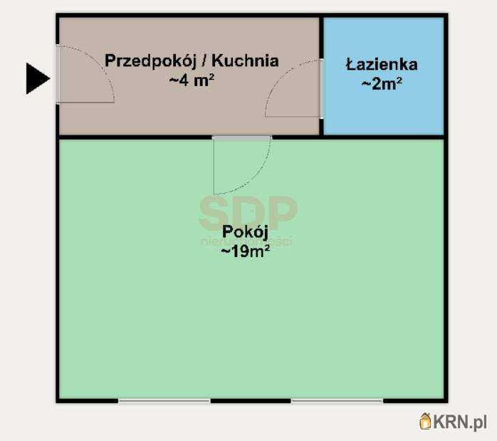 Mieszkanie  na sprzedaż, 1 pokojowe, Wrocław, Krzyki/Huby, ul. Gliniana