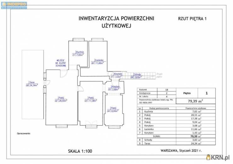 Warszawa, Mokotów/Stary Mokotów, ul. L. Narbutta, 5 pokojowe, Mieszkanie  na sprzedaż